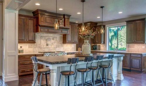 Какой цвет сочетается с коричневым в интерьере кухни. Коричневая кухня: 150 фото лучших вариантов сочетания дизайна кухни коричневого цвета