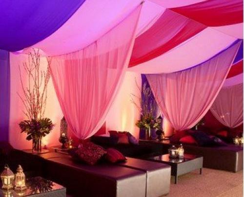 Парусный потолок. Драпировка потолка создаст нужный стиль