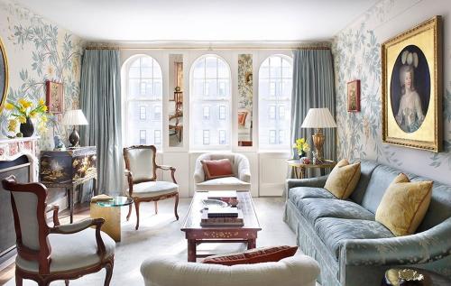 Сочетания с голубым. Оформление интерьера в голубом цвете