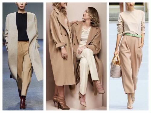 Сочетание зеленого и бежевого в одежде. Особенности бежевого цвета