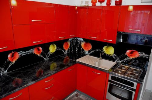 Сочетание красного и серого в интерьере кухни. Кухня в красном цвете: идеи и секреты правильного дизайна (60 фото)