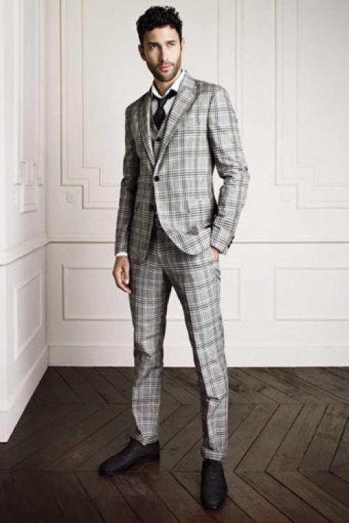 Сочетание серого цвета в мужской одежде. Как выбрать костюм по фигуре