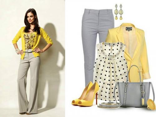 Сочетание серого цвета в одежде. Комбинируем 02