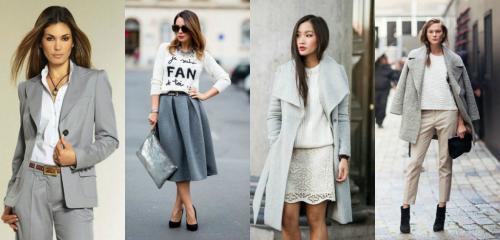 Темно-серый цвет сочетание в одежде. С какими цветами сочетается серый цвет в одежде