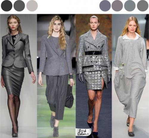 Сочетание серого цвета в одежде с другими цветами. Сочетание серого цвета с другими цветами в одежде