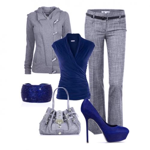 Какой цвет сочетается с серым в одежде. С какими цветами сочетается серый цвет в одежде