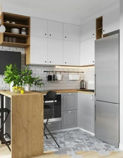 Сочетание серого цвета в интерьере кухни. 105 самых стильных интерьеров кухни в серых тонах