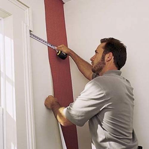 Как поклеить флизелиновые обои. Подготовка стен 04