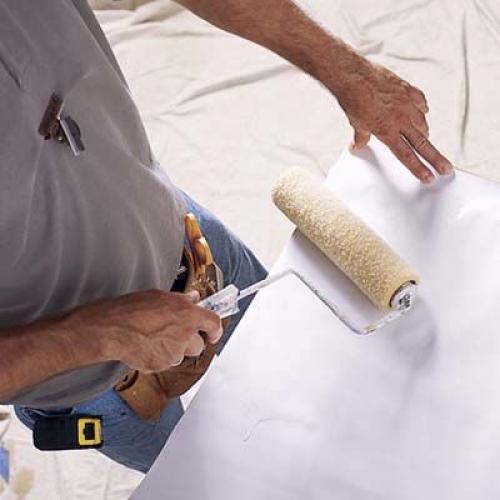 Поклейка обоев на флизелиновой основе. Особенности флизелиновых обоев 07