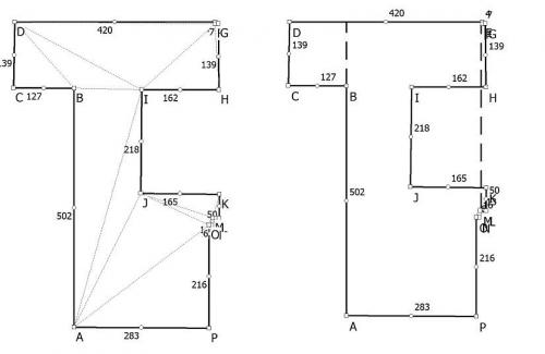 Как определить необходимый размер тканевого натяжного потолка. Общие правила построения чертежа
