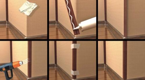 Как клеить обои в углах наружных. Как правильно клеить обои на внешних углах