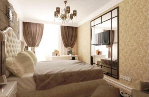 Бежево-коричневая спальня. Красиво и стильно: оформление спальни в коричнево-бежевых тонах (+91 фото)