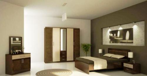 Бежево-коричневая спальня. Красиво и стильно: оформление спальни в коричнево-бежевых тонах (+91 фото)