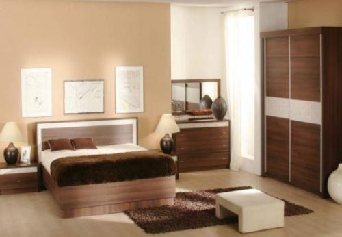 Бежево-коричневая спальня. Красиво и стильно: оформление спальни в коричнево-бежевых тонах (+91 фото)