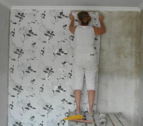 Как клеить бумажные обои встык. Описание метода встык