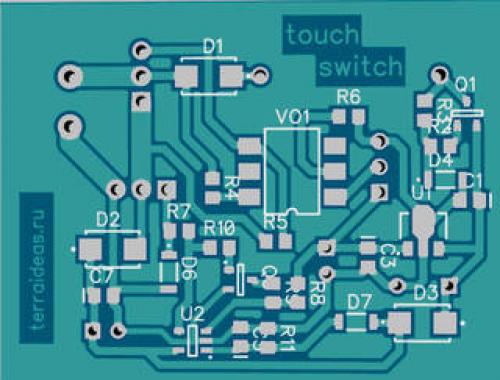 Сенсорный выключатель своими руками на 220 вольт схема. Сенсорный выключатель своими руками на TTP223