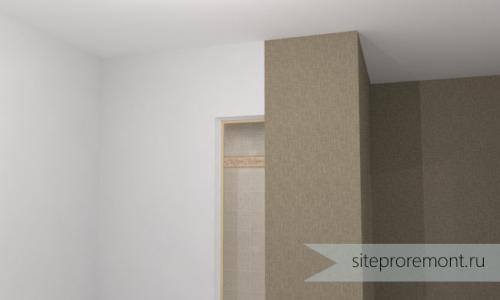Чем закрыть стык обоев на внешнем углу. Клеим обои на дверные откосы