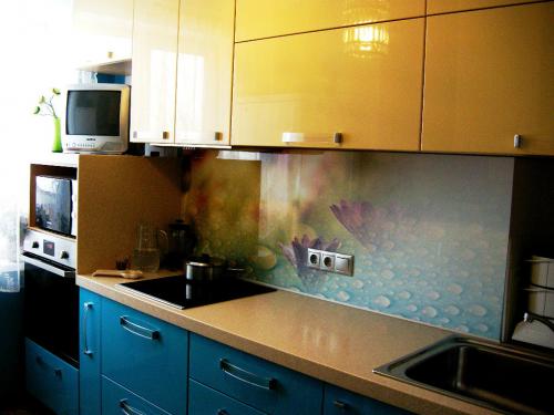 Сочетание синего цвета в интерьере кухни. Какие элементы интерьера кухни можно выполнить в синем цвете