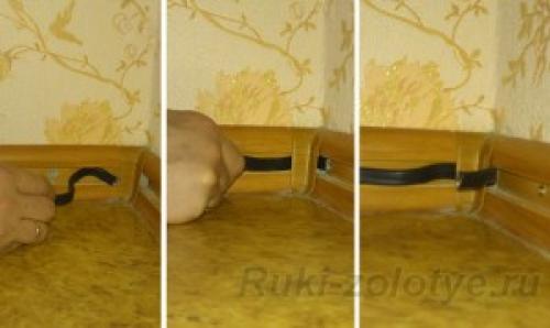 Принципы монтажа пластиковых плинтусов на пол с углами 02 Принципы монтажа пластиковых плинтусов на пол с углами 02