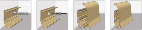 Как правильно монтировать плинтус. Установка плинтусов из пластика