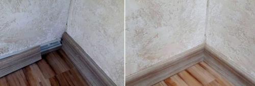 Что такое широкий плинтус напольный без запила углов. Как запилить угол плинтуса на нужном расстоянии