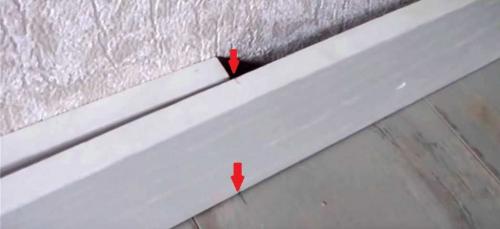 Что такое широкий плинтус напольный без запила углов. Как запилить угол плинтуса на нужном расстоянии