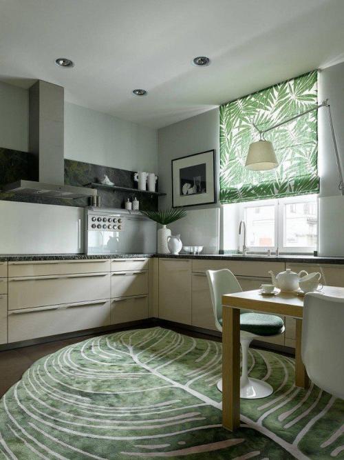 Комната в зеленом стиле. Стили интерьера и зеленый цвет