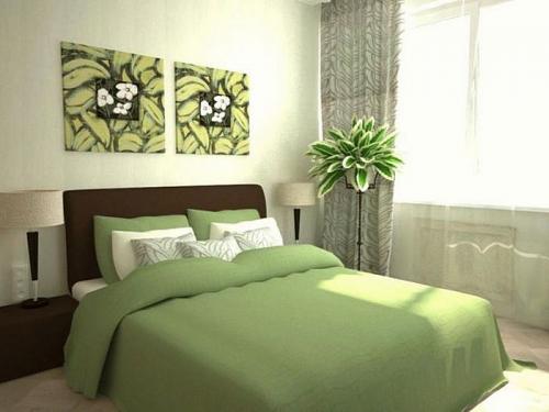 Комната в зеленом стиле. Стили интерьера и зеленый цвет 17