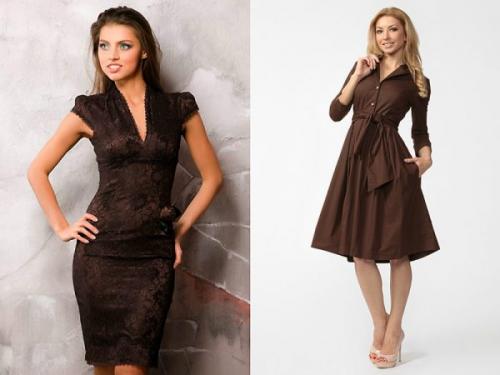 Какие цвета сочетаются с коричневым в одежде. Сочетание коричневого в одежде