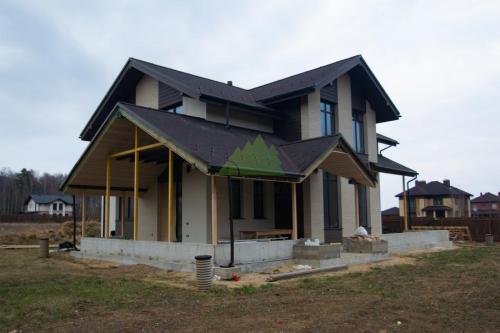 Дизайн фасада комбинированного дома в деталях. Комбинированные дома — стили, варианты архитектуры, лучшие проекты и эксклюзивный дизайн (135 фото и видео) 34 Дизайн фасада комбинированного дома в деталях. Комбинированные дома — стили, варианты архитектуры, лучшие проекты и эксклюзивный дизайн (135 фото и видео) 34