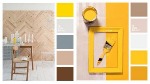 Сочетание желтого и зеленого в интерьере. Сочетание желтого цвета с другими цветами в интерьере