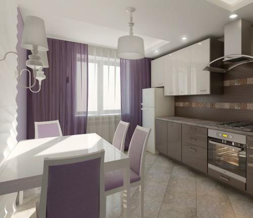 Шторы на бежево-коричневую кухню. Варианты выбора штор для коричневой кухни: основные сочетания цветов