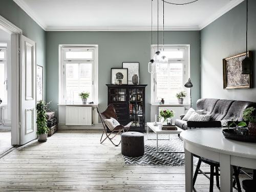 Что такое серо-зеленый интерьер. Фельдграу или серо-зеленый в интерьере: 9 вдохновляющих примеров