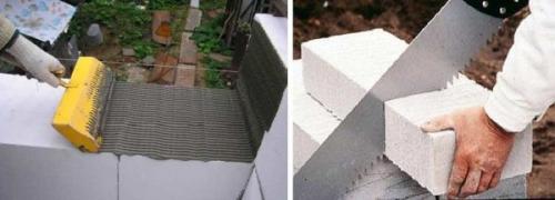 Строим дом из блоков своими руками. Инструмент