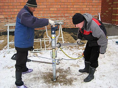 Винтовые сваи установка своими руками. 