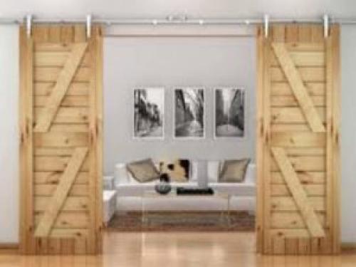 Раздвижные двери своими руками. Варианты установки