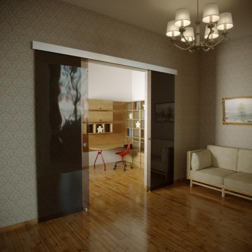 Двери раздвижные межкомнатные. Разновидности межкомнатных раздвижных дверей