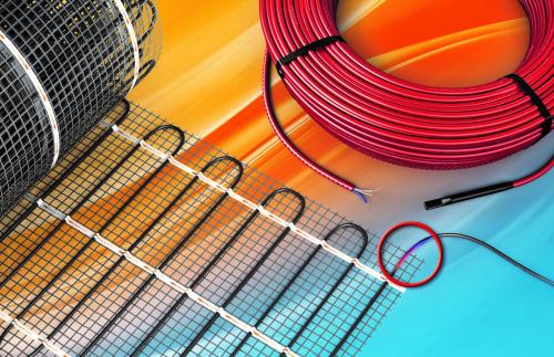 Кабельный теплый пол под плитку. Электрический теплый пол под плитку