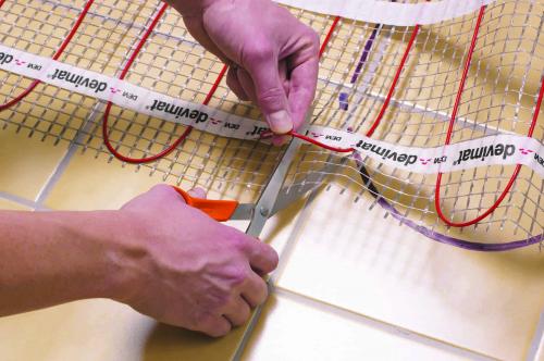 Кабельный теплый пол под плитку. Электрический теплый пол под плитку