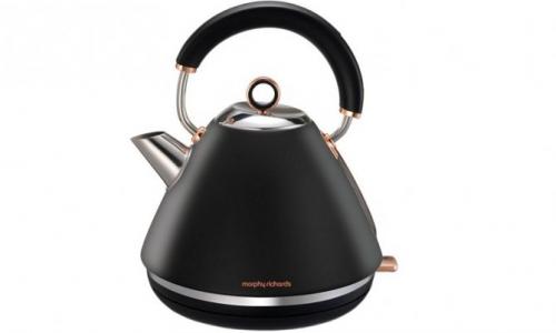 Лучший чайник электрический 2021. Morphy Richards Accents Rose Gold Black 102104