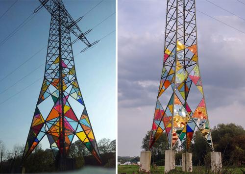 Как обыграть электрический столб на участке. Способ украшения ландшафтного дизайна с ЛЭП