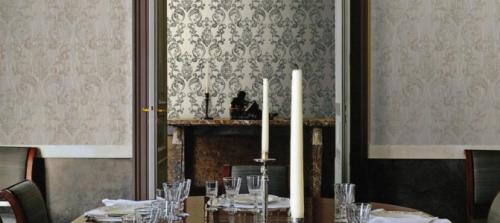 Клеим обои двух видов в зале. Выбор стиля для зала