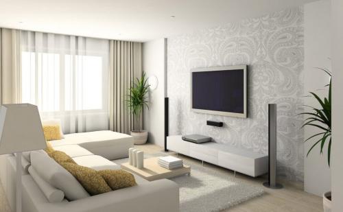 Модные обои в зал 2021. Обои в интерьере гостиной: свежие идеи 2020-2021 + фото
