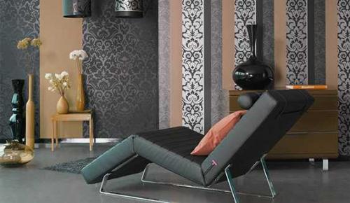 Как поклеить обои в зале. Вертикальное комбинирование