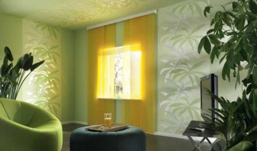 Как поклеить обои двух видов с переходом. Комбинирование по вертикали