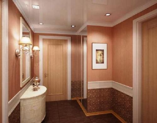 Комбинирование обоев в прихожей. Особенности выбора материалов