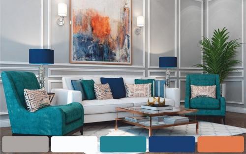 Серый в интерьере > сочетание цветов. Серый цвет в интерьере: безграничные возможности оттенка 03