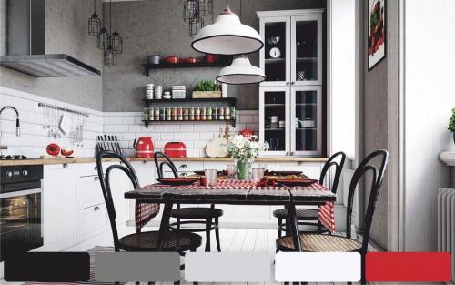 Серый в интерьере > сочетание цветов. Серый цвет в интерьере: безграничные возможности оттенка 05