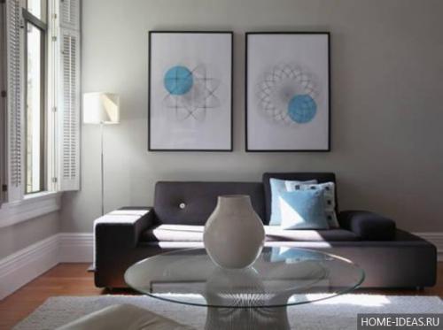 Серый в интерьере > сочетание цветов. Серый цвет в интерьере: безграничные возможности оттенка 10