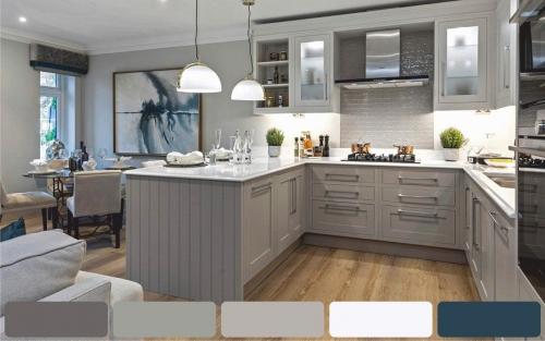 Серый в интерьере > сочетание цветов. Серый цвет в интерьере: безграничные возможности оттенка 04